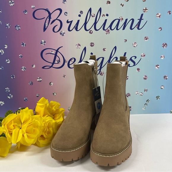 🍁MICROSUEDE CHELSEA BOOTS - Picture 6 of 13